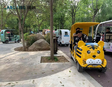 景區共享觀光車投放——洛陽國花園